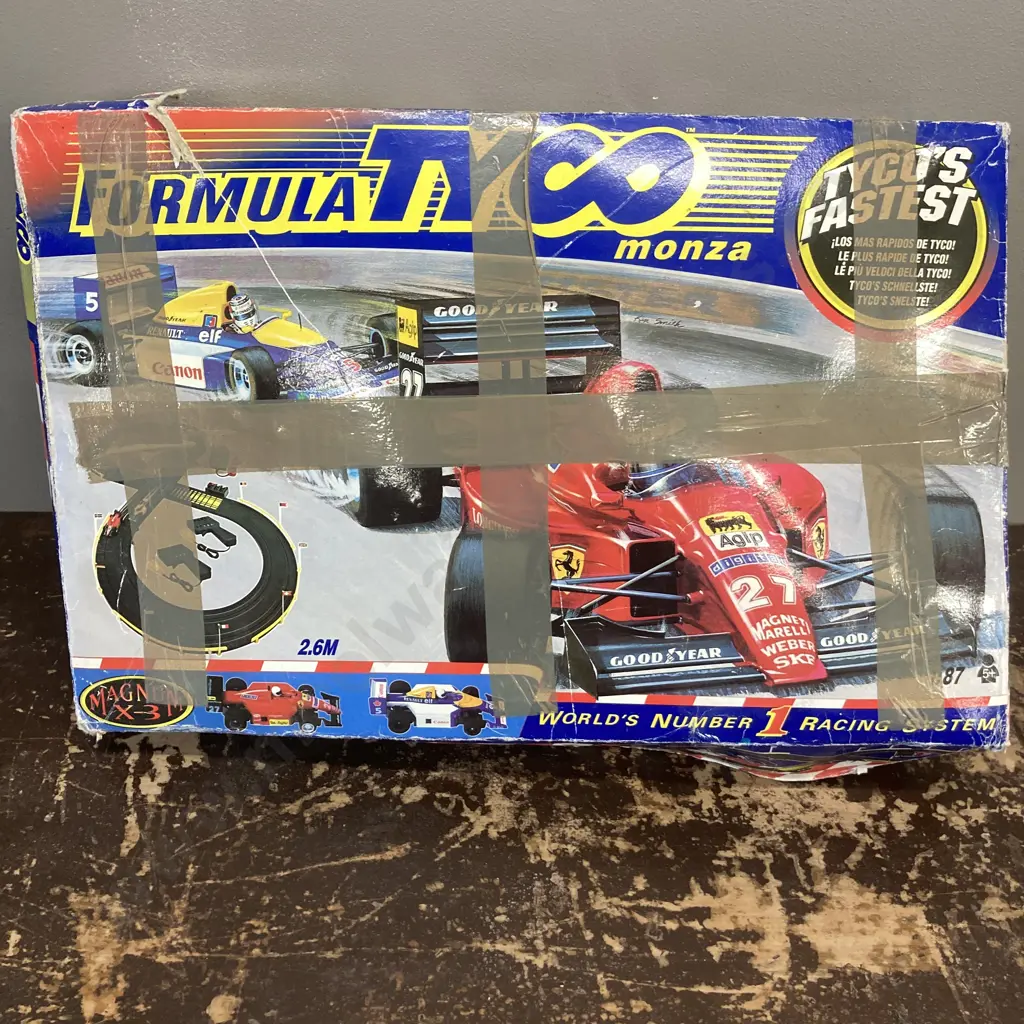 Formula Tyco Monza Slot Car Set, Magnum X-3 Image 1++